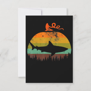 Cartons Réponse Cadeaux d'Halloween Citrouilles de requins Vintage