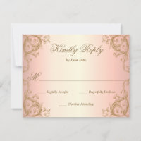 Cadre décoratif bordure rose gold