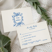 Carton d'invitation de mariage pastoral fantaisist