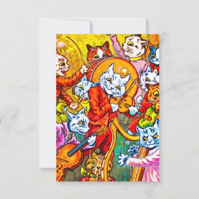 Cartons Réponse Cat Musical Band (Devant)