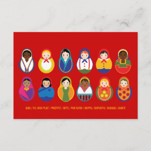 Cartons Réponse Célébration de la culture et de la diversité