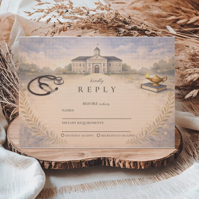 Cartons Réponse Cérémonie de remise d'épingle de la promotion d'in (Créateur téléchargé)