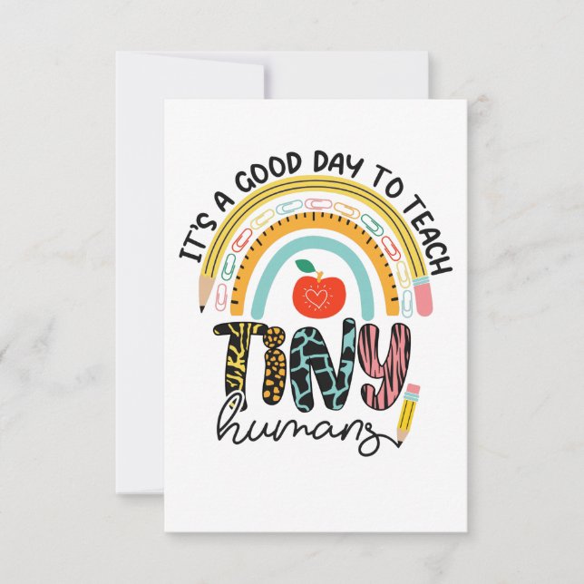 Cartons Réponse C'est une bonne journée pour apprendre à de minusc (Devant)