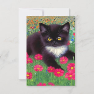 Cartons Réponse Chat Gustav Klimt Tuxedo