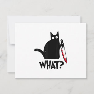 Cartons Réponse Chat Qu'est-ce que_ Drôle Chat Noir