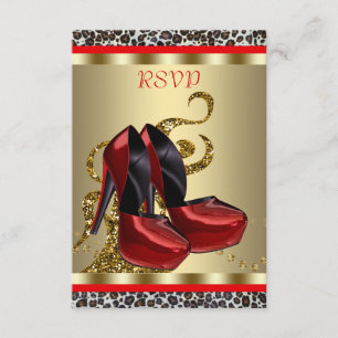 Cartons Réponse Chaussures à talons hauts rouges pour Sweet Sixtee