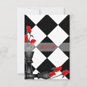 Cartons Réponse Chess and Roses