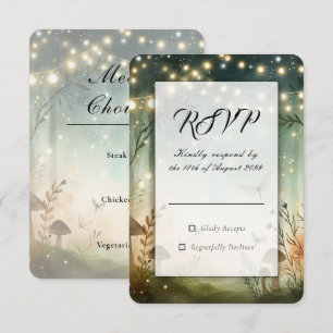 Cartons Réponse Chuchotements crépusculaires du mariage forestier