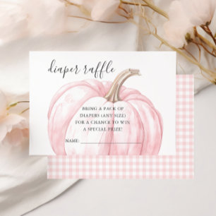 Cartons Réponse Citrouille rose Bébé Fille Douche Papier à Repas C
