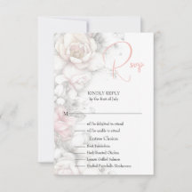 Classique Moderne Fleurs d'Ivoire et de Blush