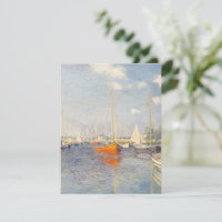Claude Monet. Bateaux rouges, Argenteuil