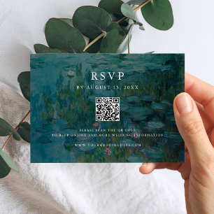 Cartons Réponse Claude Monet Water Lilies Mariage