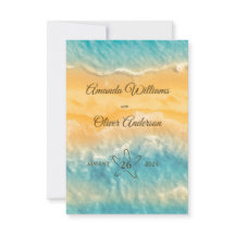 Coastal Chic Golden Sand Turquoise Classic Mariage