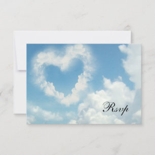 Cartons Réponse Cœur dans les Nuages, Amour Romantique sous le Cie
