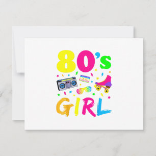 Cartons Réponse Costume de fête d'anniversaire de fille des années