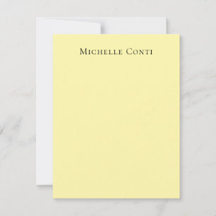 Cartons Réponse Couleur crème Minimaliste Plain élégant moderne