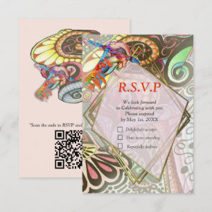 Cartons Réponse Création de doodle de fête Artiste joyeuse