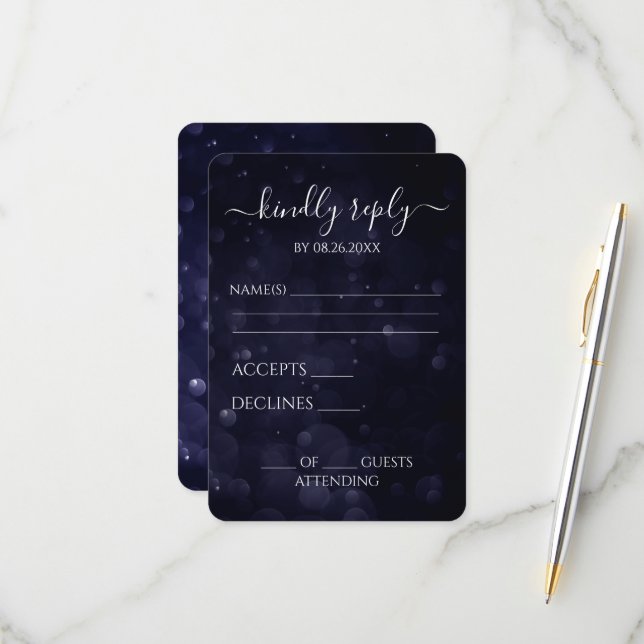 Cartons Réponse Créez vos propres eaux profondes de la baie Bleue (Devant/Arrière en situation)