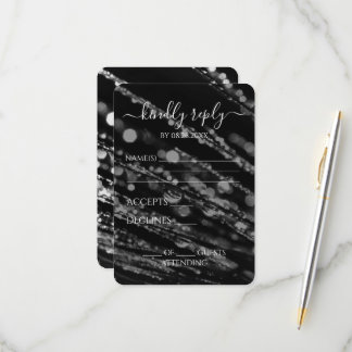 Cartons Réponse Créez votre propre - Bokeh Frosted Branches