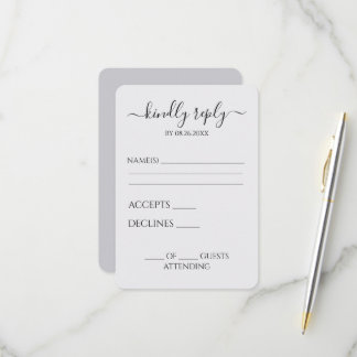 Cartons Réponse Créez Votre Propre Calligraphie De Mariage Personn