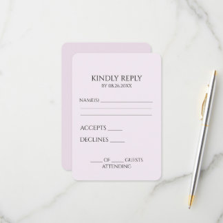 Cartons Réponse Créez votre propre minimaliste personnalisé