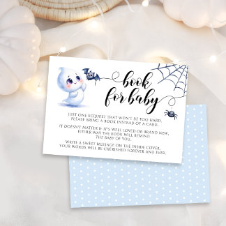 Cartons Réponse Cute Blue Little Boo Book For Baby Boy Shower