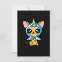 Cute Chihuahua Unicorn Chiot Enfants et Chien Anim