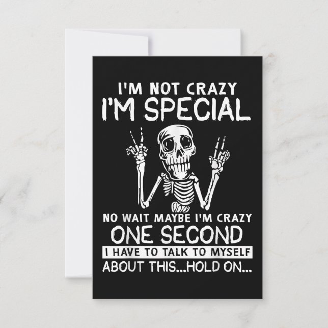 Cartons Réponse Dans le Spécial No Wait Maybe Dans le Crazy Skull (Devant)