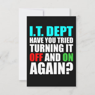 Cartons Réponse Département informatique Programmateur logiciel in