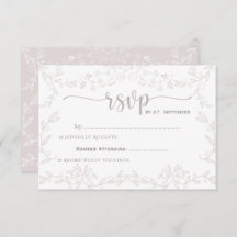 Design floral rose clair Mariage élégant