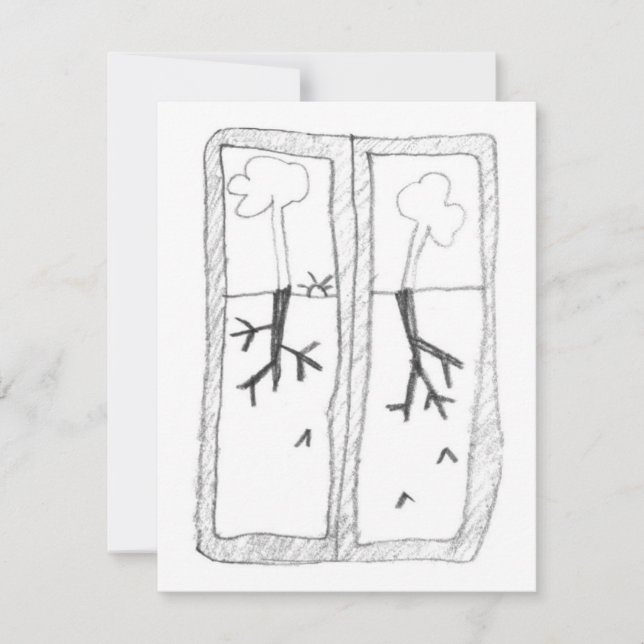 Cartons Réponse Dessins de racines ombragées (Devant)