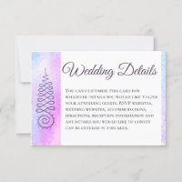 *~* Détails de mariage à l'aquarelle de géométrie