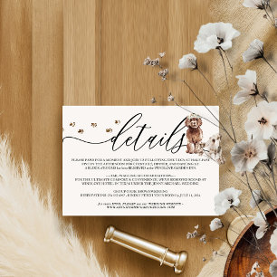 Cartons Réponse Détails de mariage de chiot Cavapoo marron