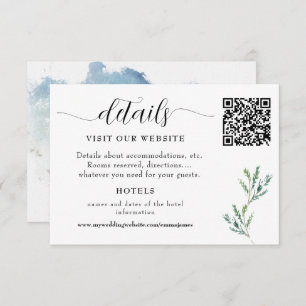 Cartons Réponse Détails du Mariage Misty Morning Meadow