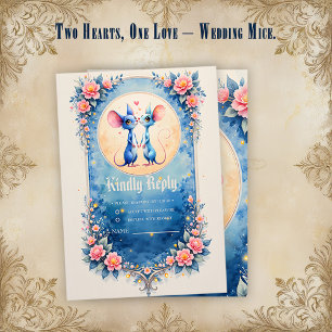 Cartons Réponse Deux cœurs, un amour – Des souris au mariage.