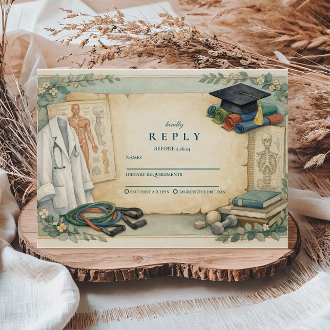 Cartons Réponse Diplôme en Physiothérapie (Créateur téléchargé)