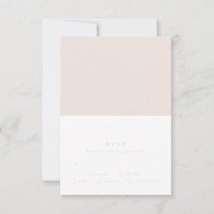 Cartons Réponse Doux Mariage moderne texte flush Desert