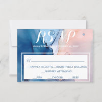 *~* Dreamy Blue Rose Aquarelle moderne tendance