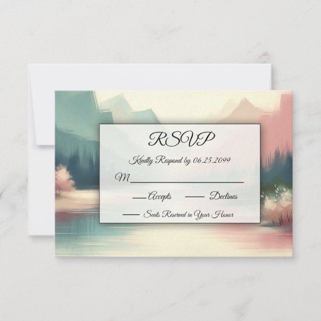 Cartons Réponse Echos doux des montagnes (Devant)