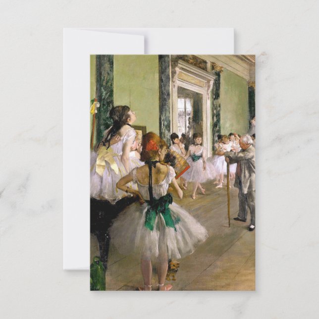 Cartons Réponse Edgar Degas La Classe Danse (Devant)