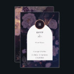 Cartons Réponse Élégant Boho foncé Rose or Arc  or Mariage<br><div class="desc">Elégant Boho Dark Floral Arch Rose Gold Wedding Carte RSVP Cette rsvp est unique et fait partie d'une collection et d'une suite de Phrosne Ras Design</div>