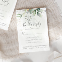 Elégant Eucalyptus Feuille Mariage or vert