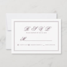 Élégant Mariage de châssis classique simple