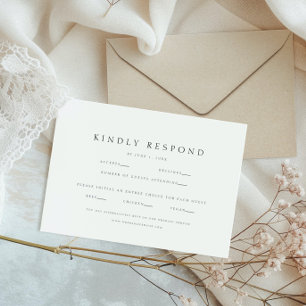 Cartons Réponse Élégant Mariage de site Web moderne