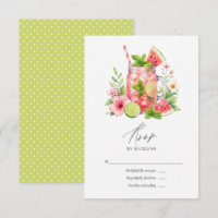 Élégant Mariage Floral Mojito Pastèque