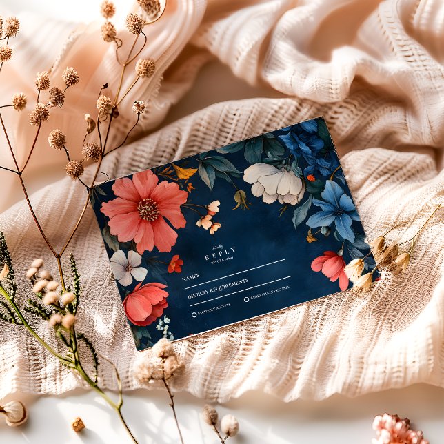 Cartons Réponse Élégant Mariage Halloween (Créateur téléchargé)