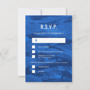 Cartons Réponse Élégant pinceau et étoile de David Bar Mitzvah