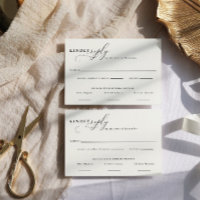Élégant Script Minimaliste Choix alimentaire Répon