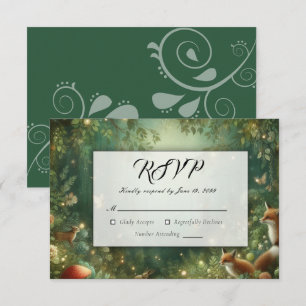 Cartons Réponse Emerald Green Enchanted Forest