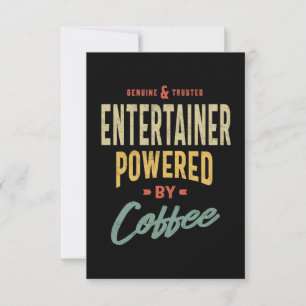 Cartons Réponse Entertainer Job Title Hommes Cadeau Femme